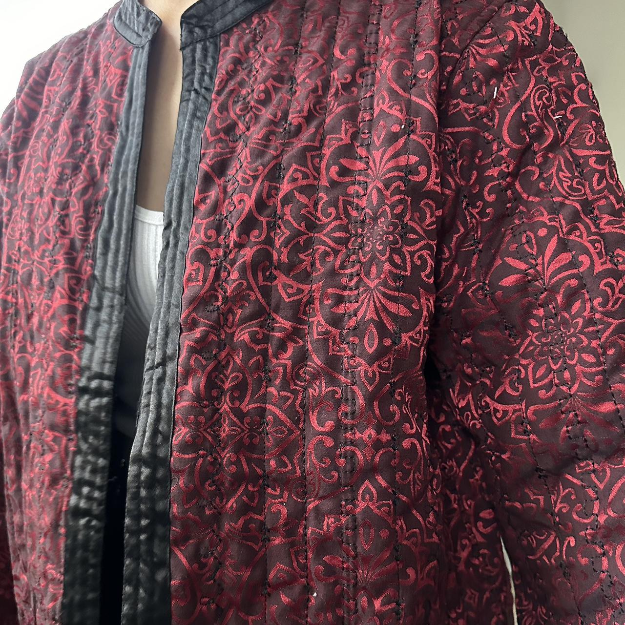 Alfred Dunner Women's Red and Black Jacket