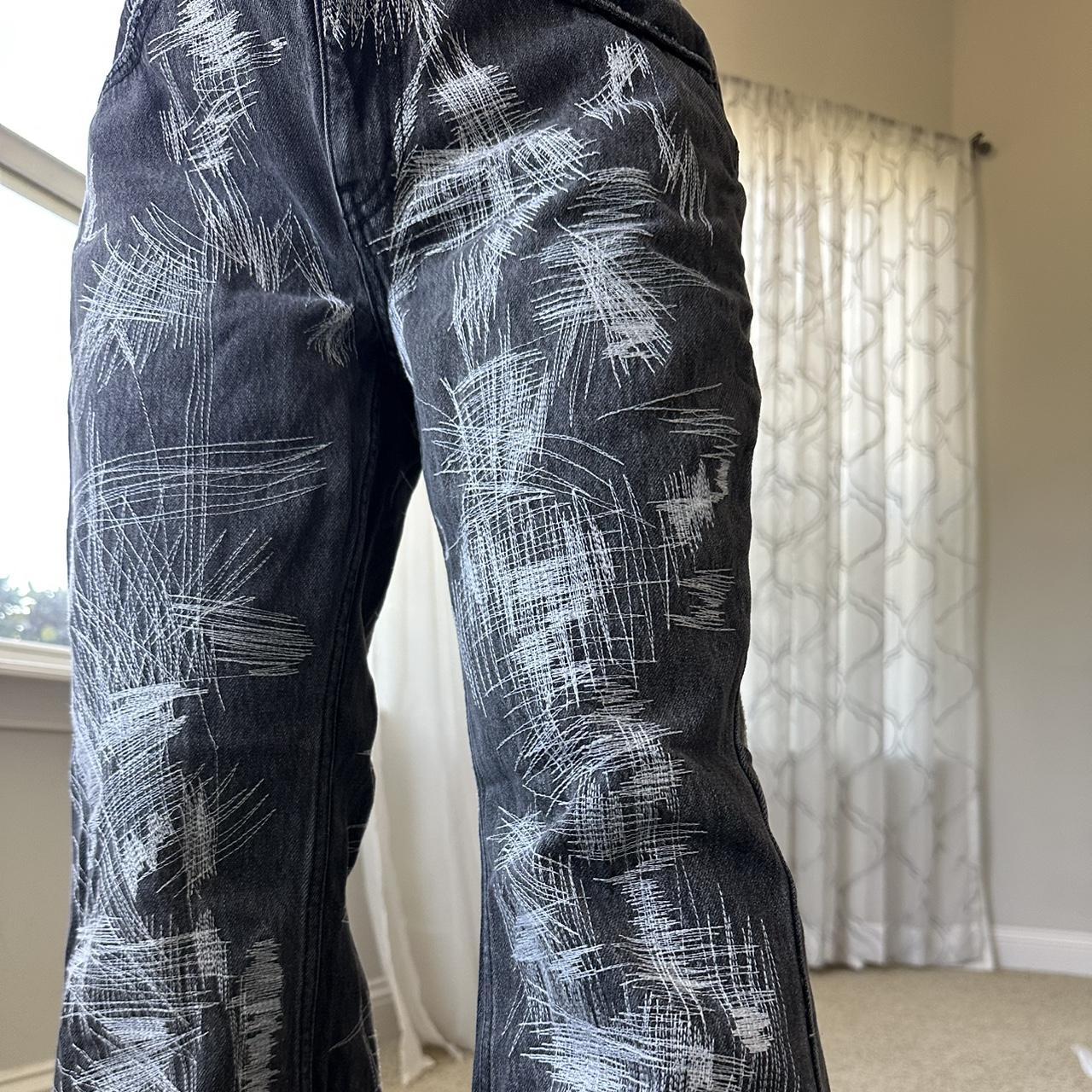 BDG Women's Black and White Jeans