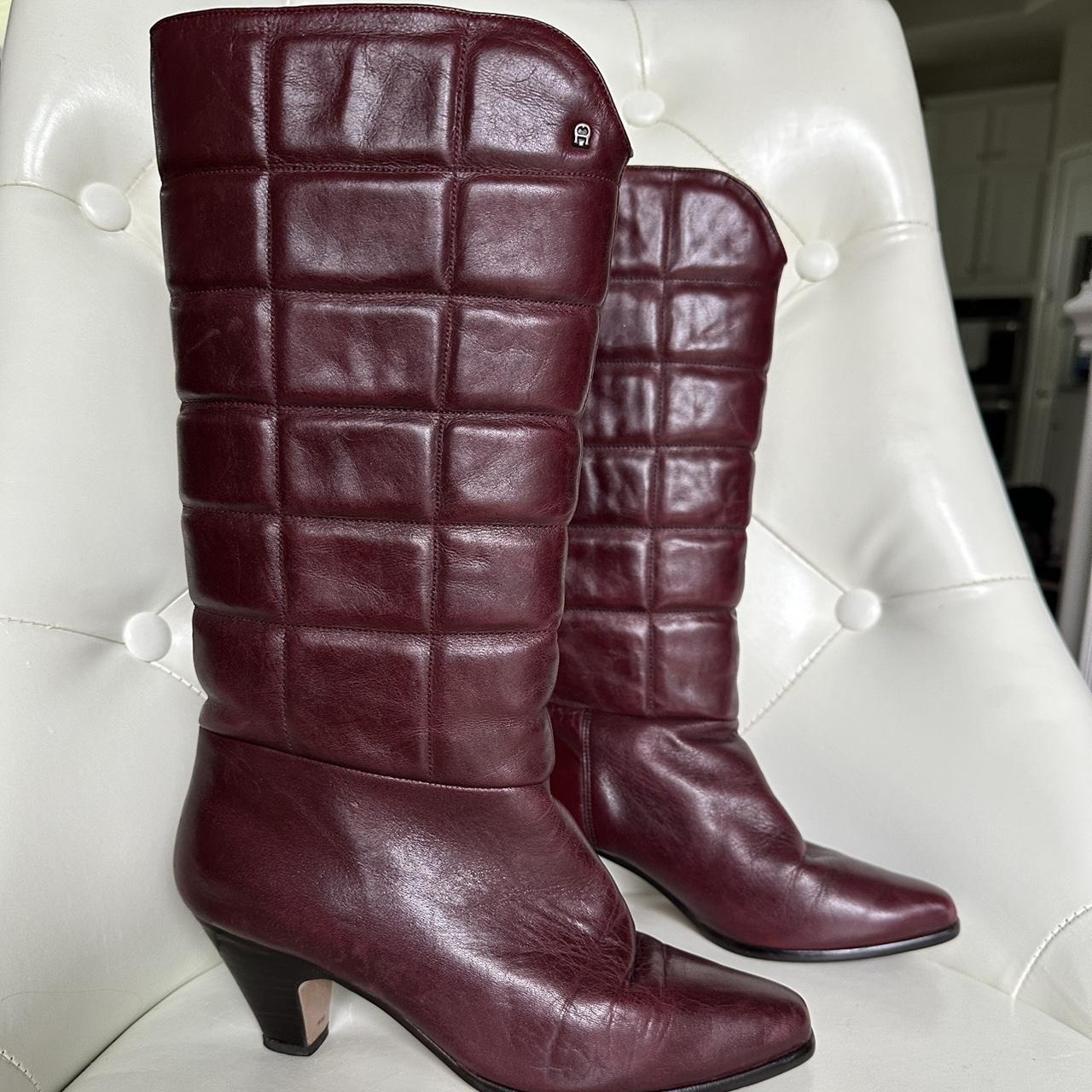 Aigner Women's Burgundy and Red Boots
