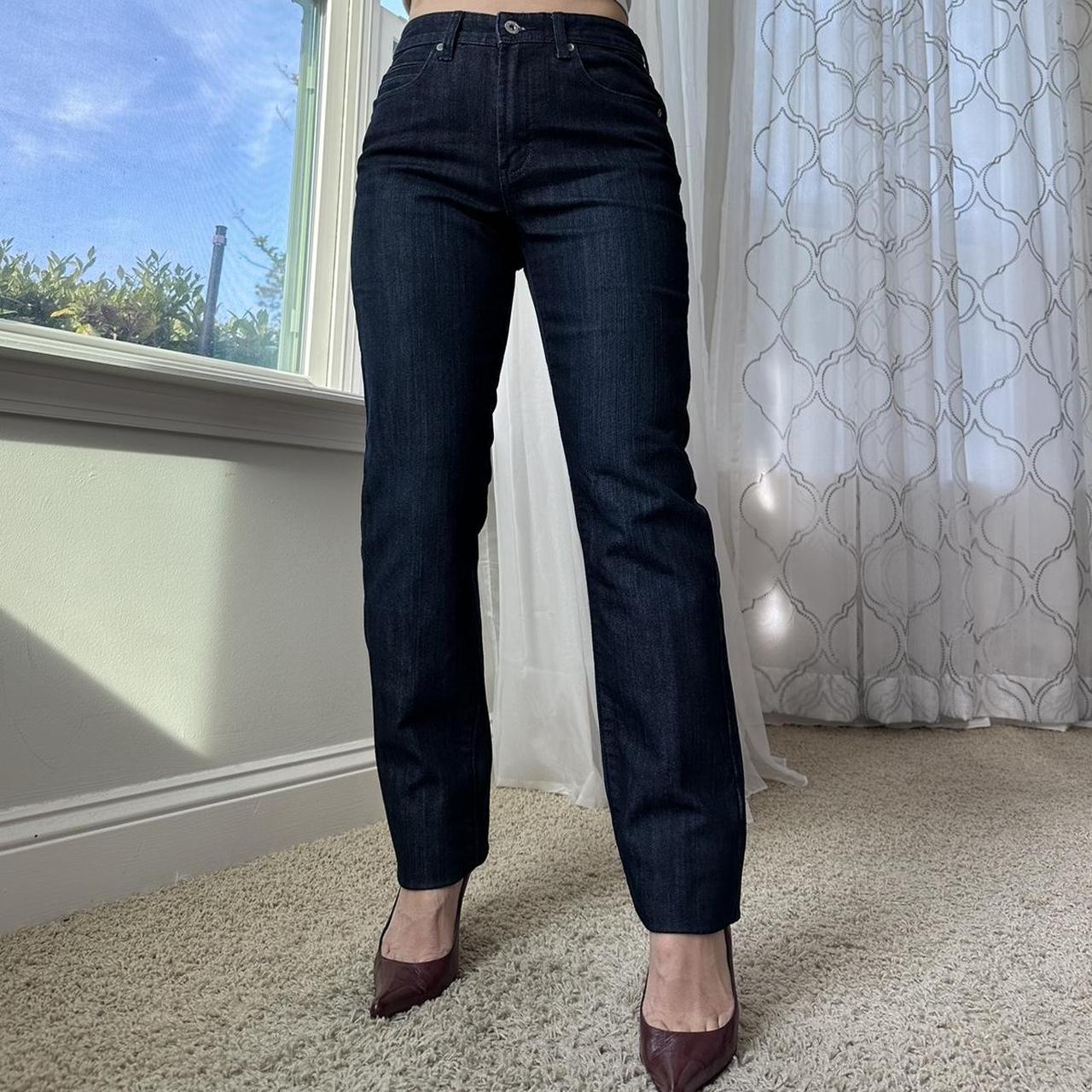 Chico's Women's Navy and Cream Jeans