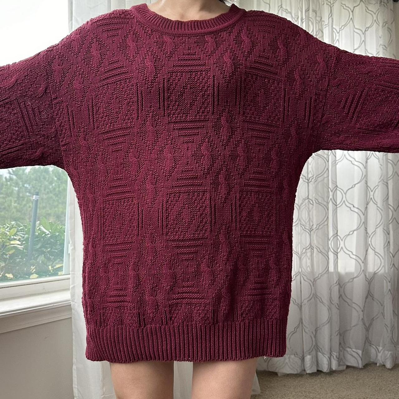 Women's Burgundy Jumper