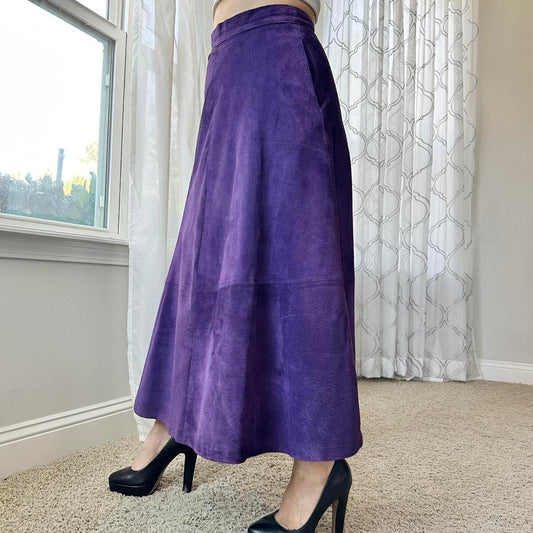 Bagatelle Women's Purple Skirt