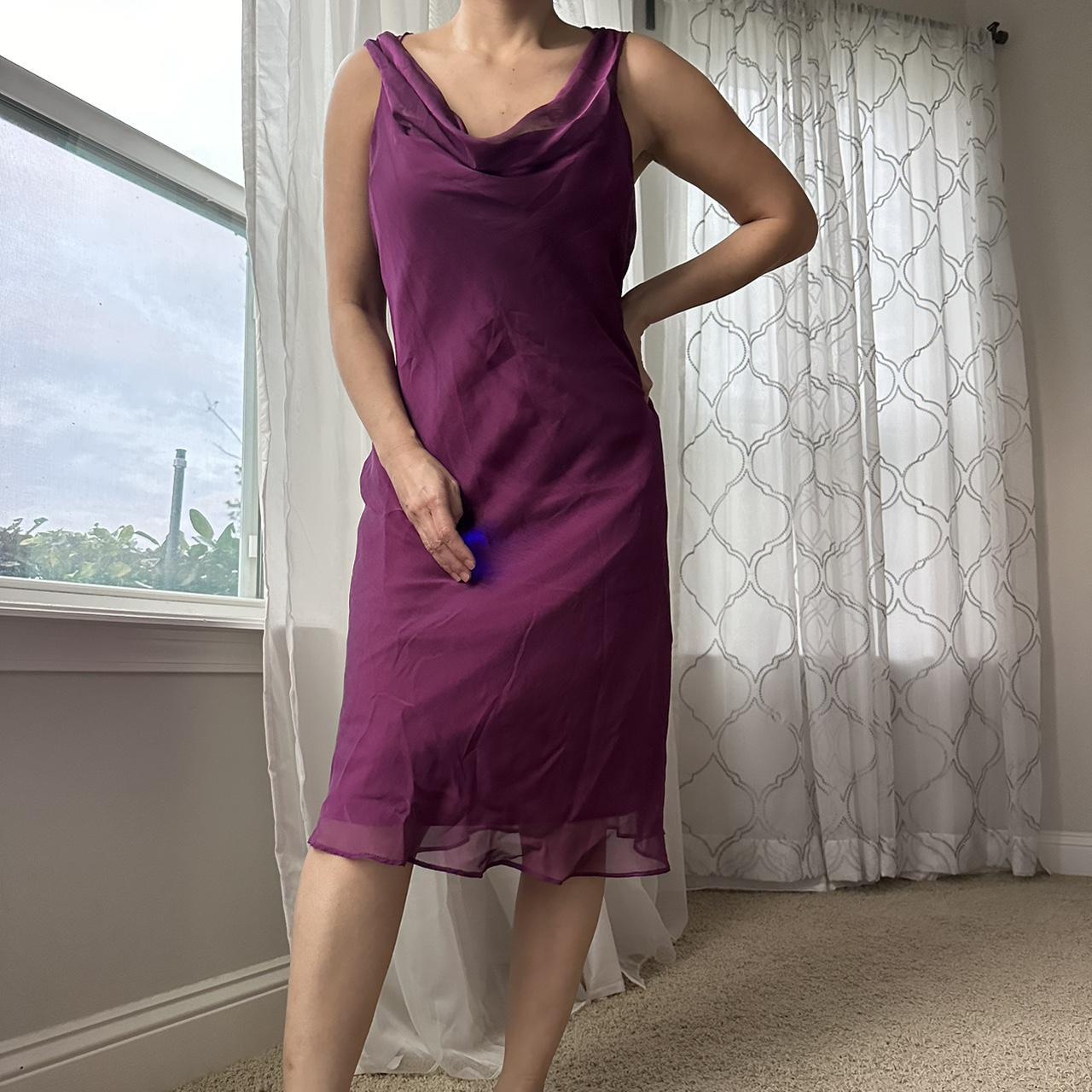 Women's Pink and Purple Dress