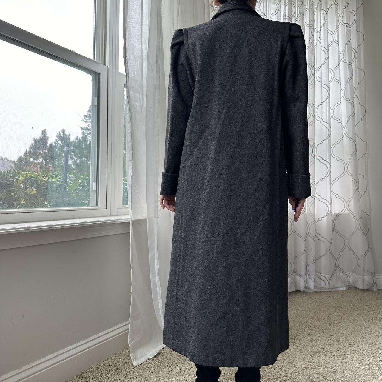 Women's Grey and Black Coat