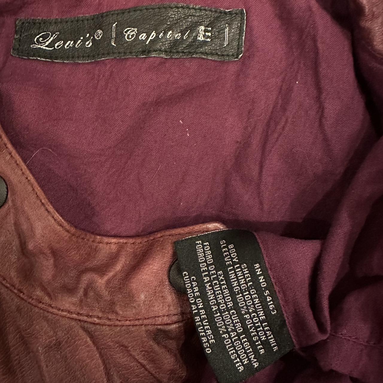 Levi's Women's Burgundy and Red Jacket