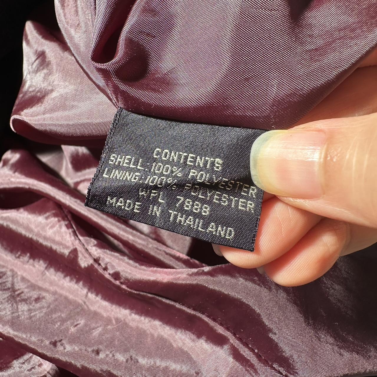 Anne Klein Women's Purple and Burgundy Coat