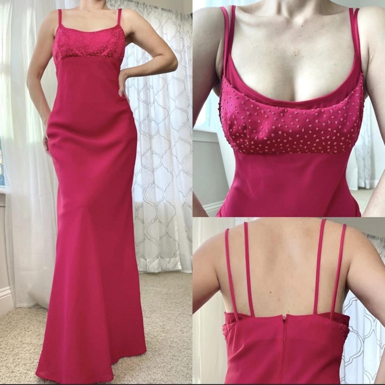 Women's Red and Pink Dress