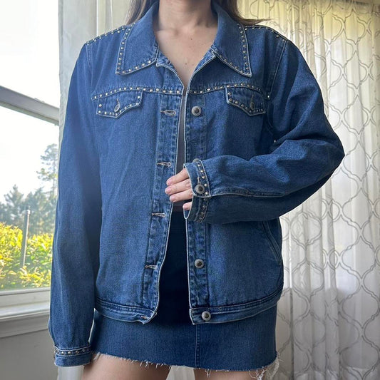 Women's Blue and Silver Jacket