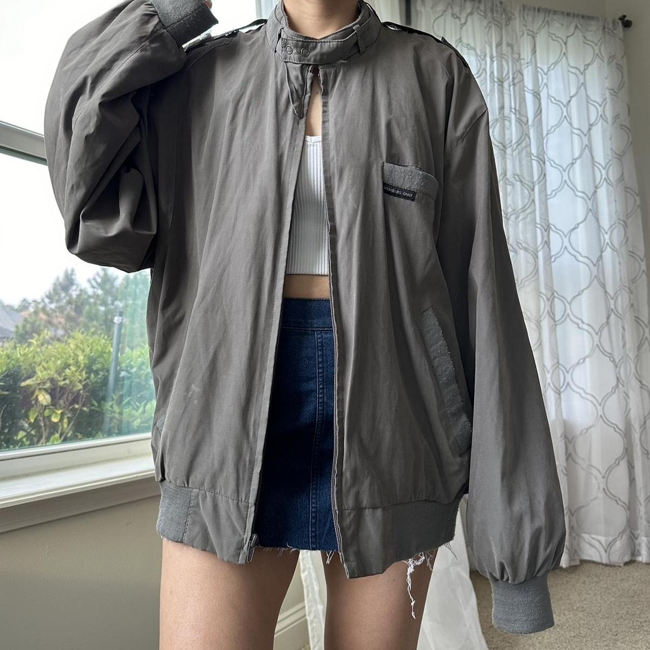 Members Only Women's Grey Jacket