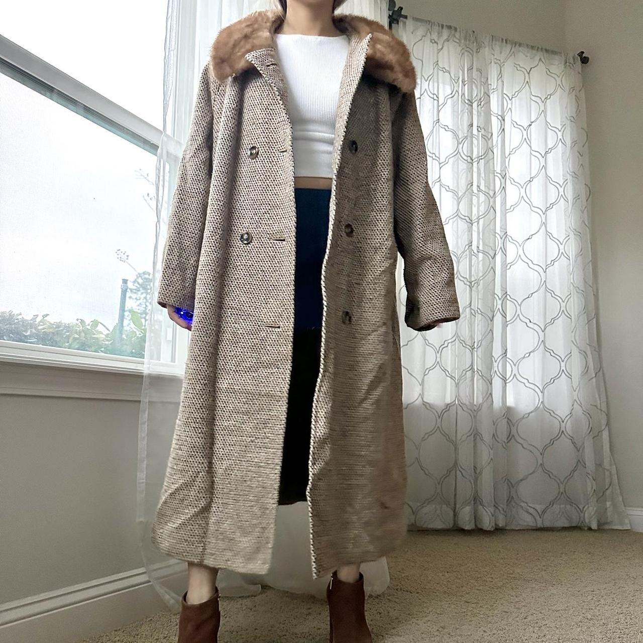 Women's Tan and Brown Coat