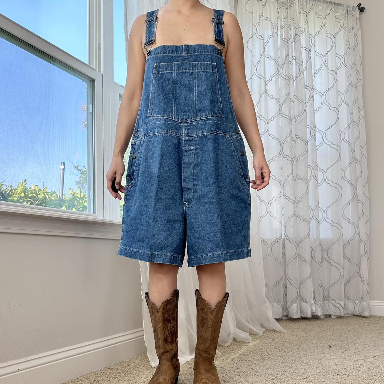 Women's Blue Dungarees-overalls