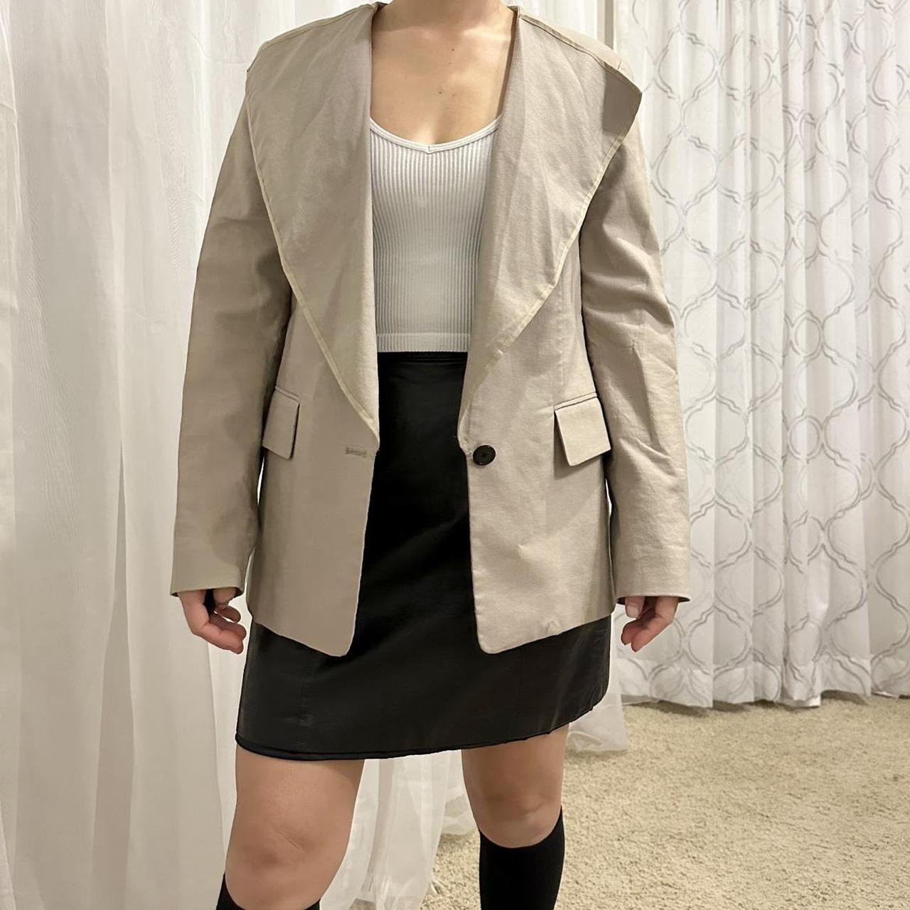 3.1 Phillip Lim Women's Tan and Cream Jacket