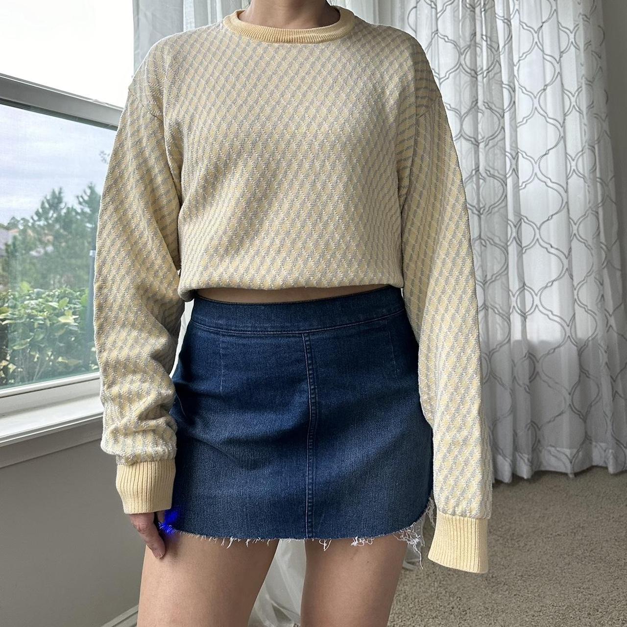 Women's Yellow and Blue Jumper