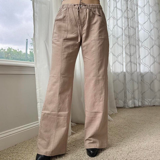 New York & Company Women's Tan Trousers