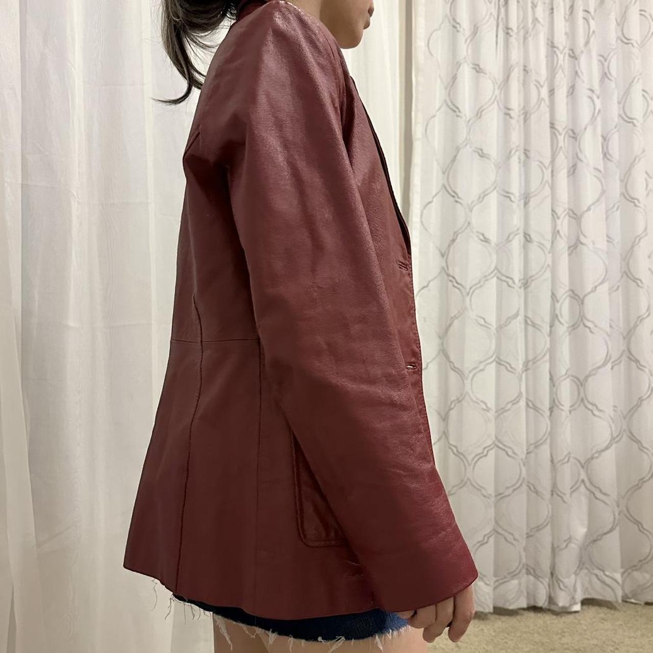 Women's Burgundy and Red Jacket