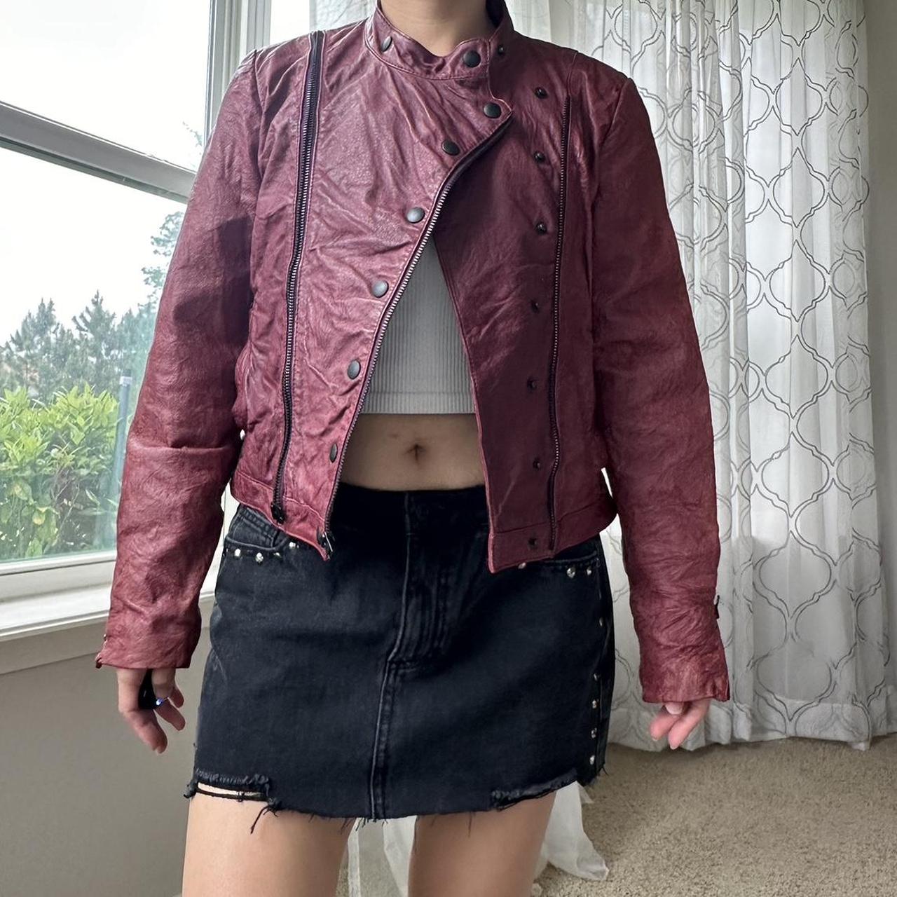 Levi's Women's Burgundy and Red Jacket