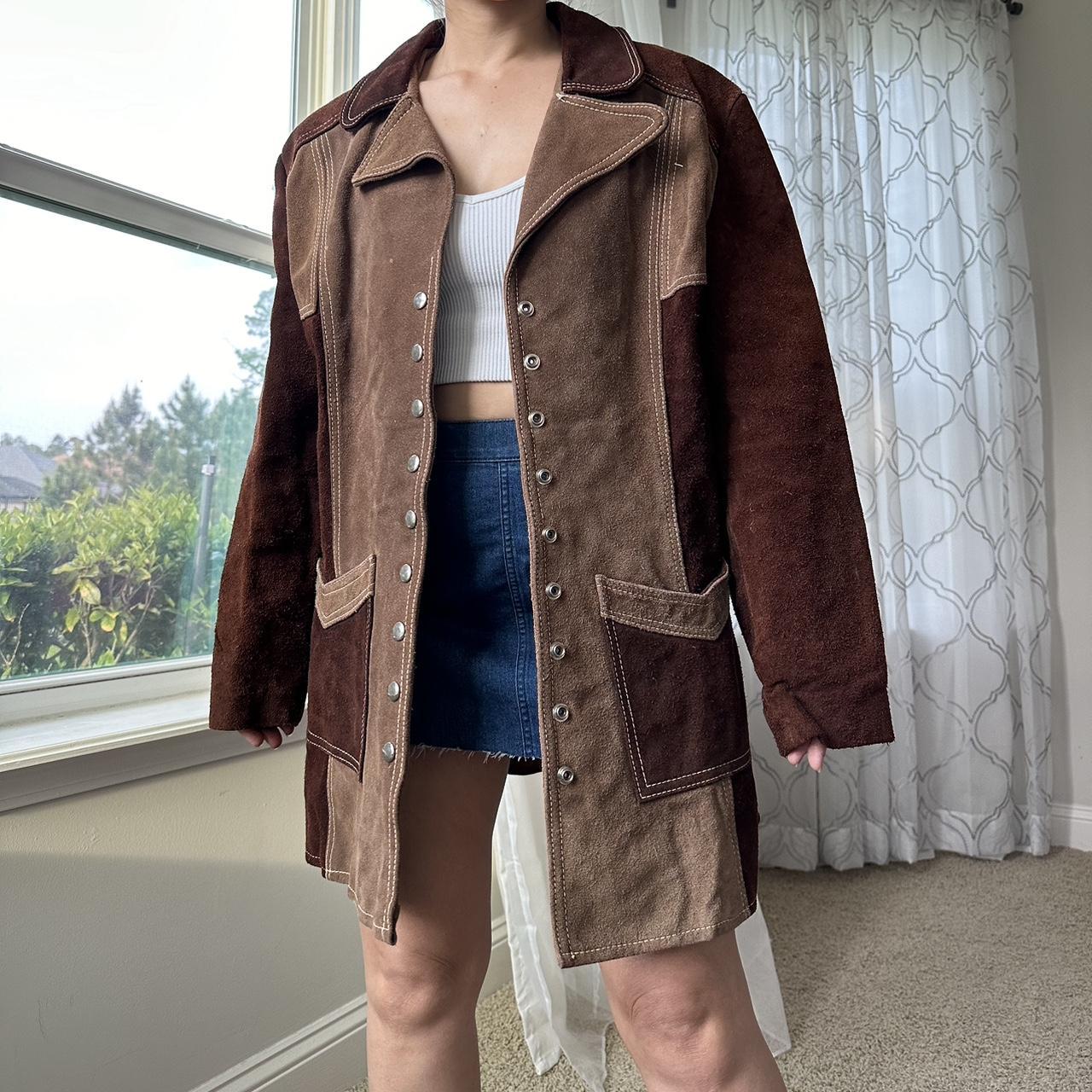 Women's Tan and Brown Coat