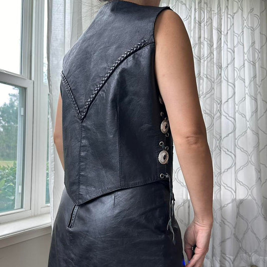 Women's Black Gilet