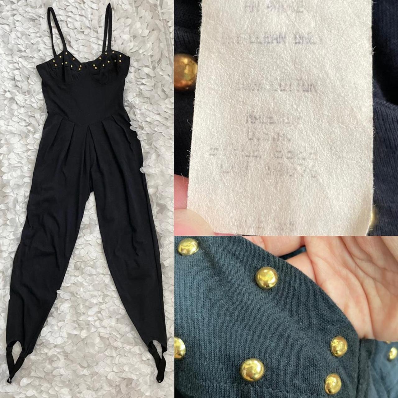 Women's Black and Gold Jumpsuit