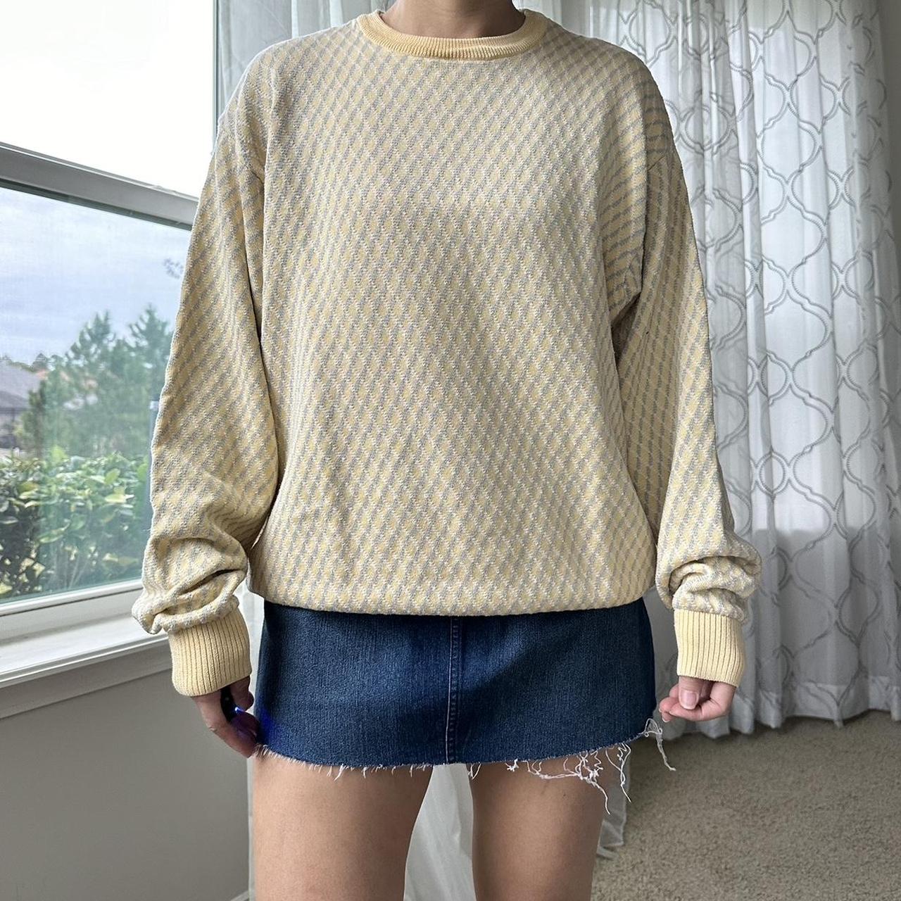 Women's Yellow and Blue Jumper