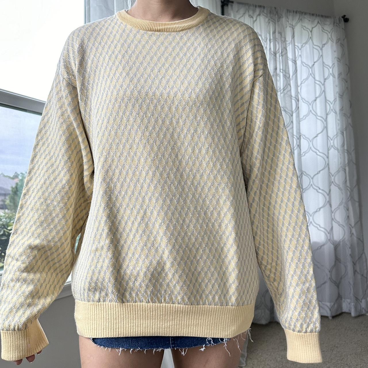 Women's Yellow and Blue Jumper