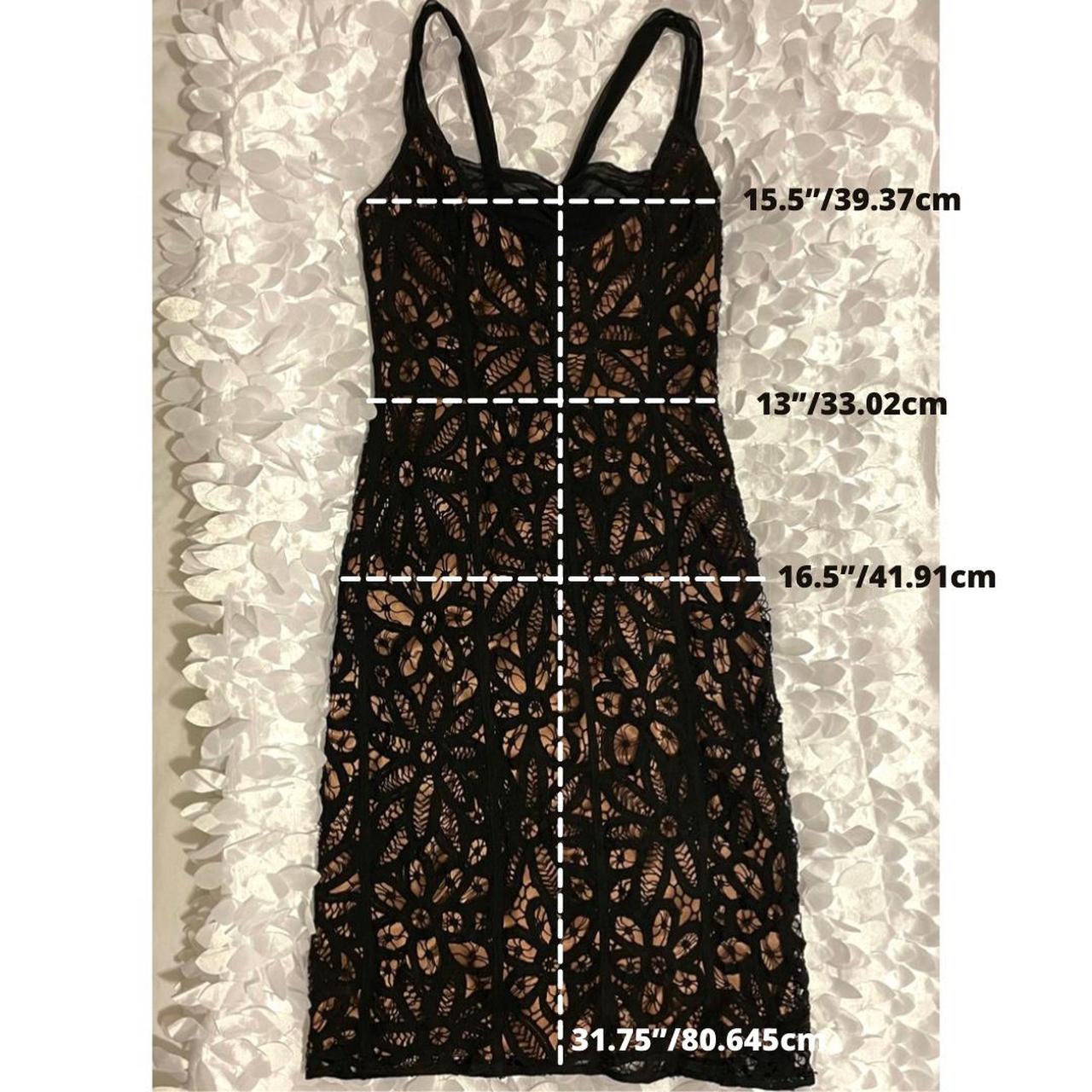 Betsey Johnson Women's Black and Tan Dress